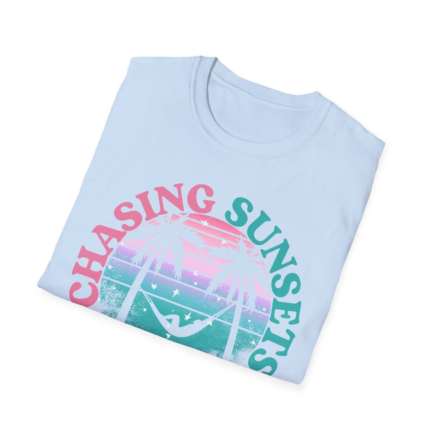 Chasing Sunsets, Finding Peace Unisex T-Shirt