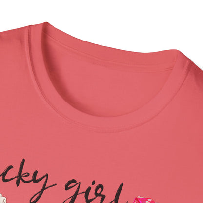 Leopard Lucky Girl T-Shirt