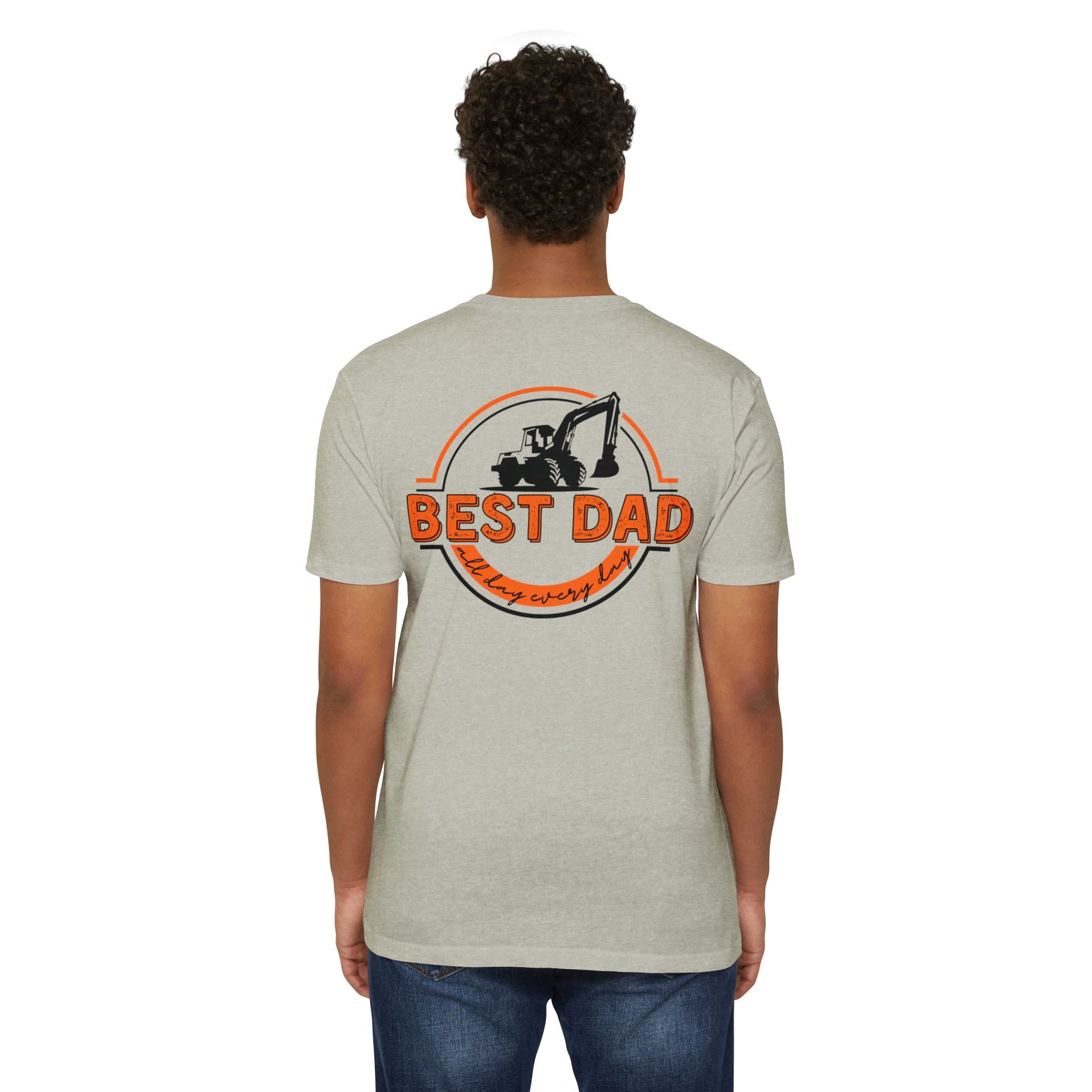 Best Dad Unisex T-Shirt, Father's Day Gift, Construction Dad Tee, Casual Wear, Birthday Present for Him