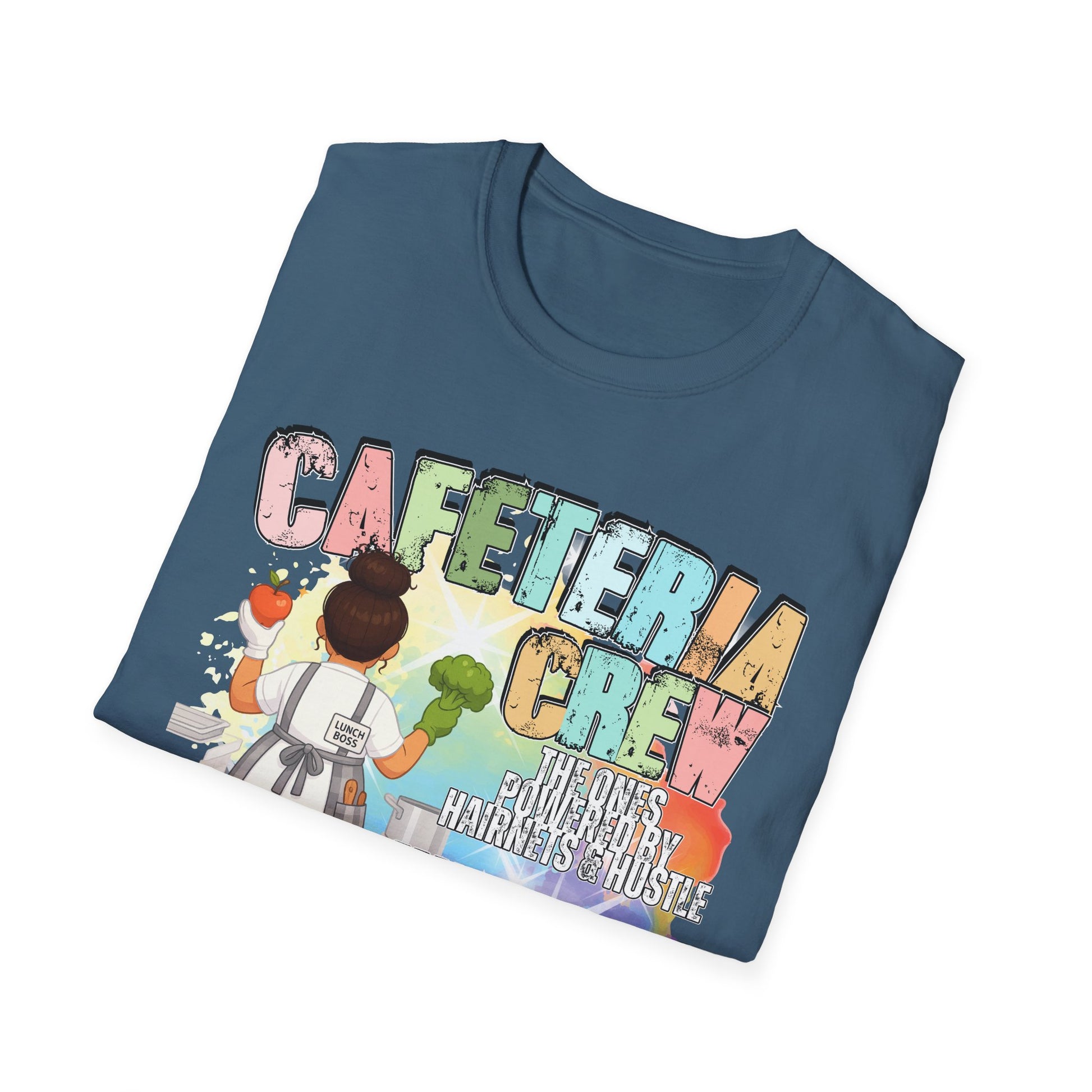 Cafeteria Crew for School Staff - Don't Forget Your Fruits and Vegetables * Front Design Only