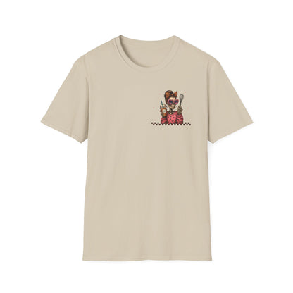 Lunch Lady Unisex T-Shirt - Running on Iced Coffee & School Lunch Schedules