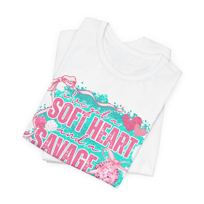 Savage Mouth Graphic Tee - Soft Hearted Apparel, Unisex T-Shirt, Trendy Casual Wear, Fun Gift for Friends, Statement Top