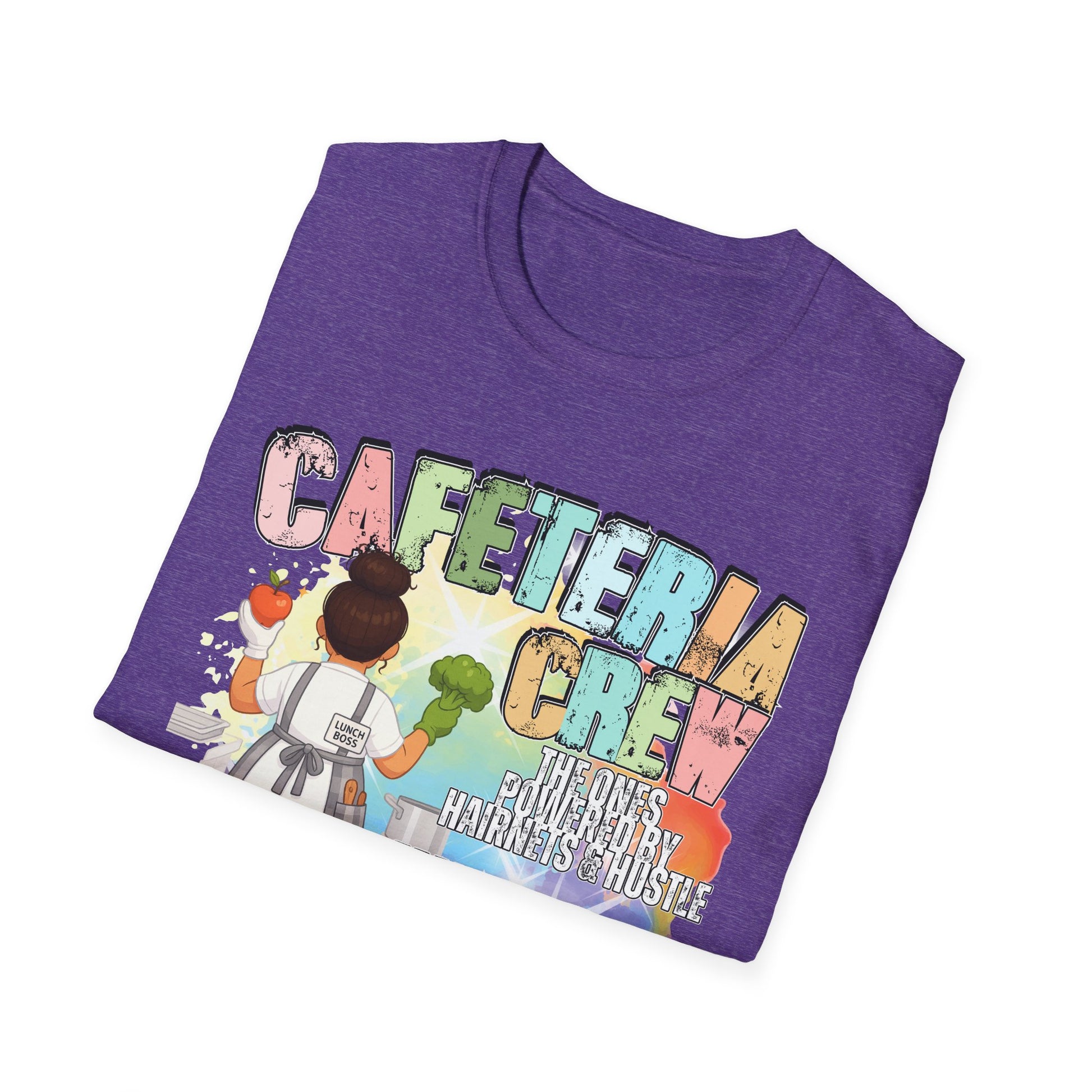 Cafeteria Crew for School Staff - Don't Forget Your Fruits and Vegetables * Front Design Only