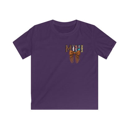 Western Mini Unisex Tee with Turquoise and Sunflower Design