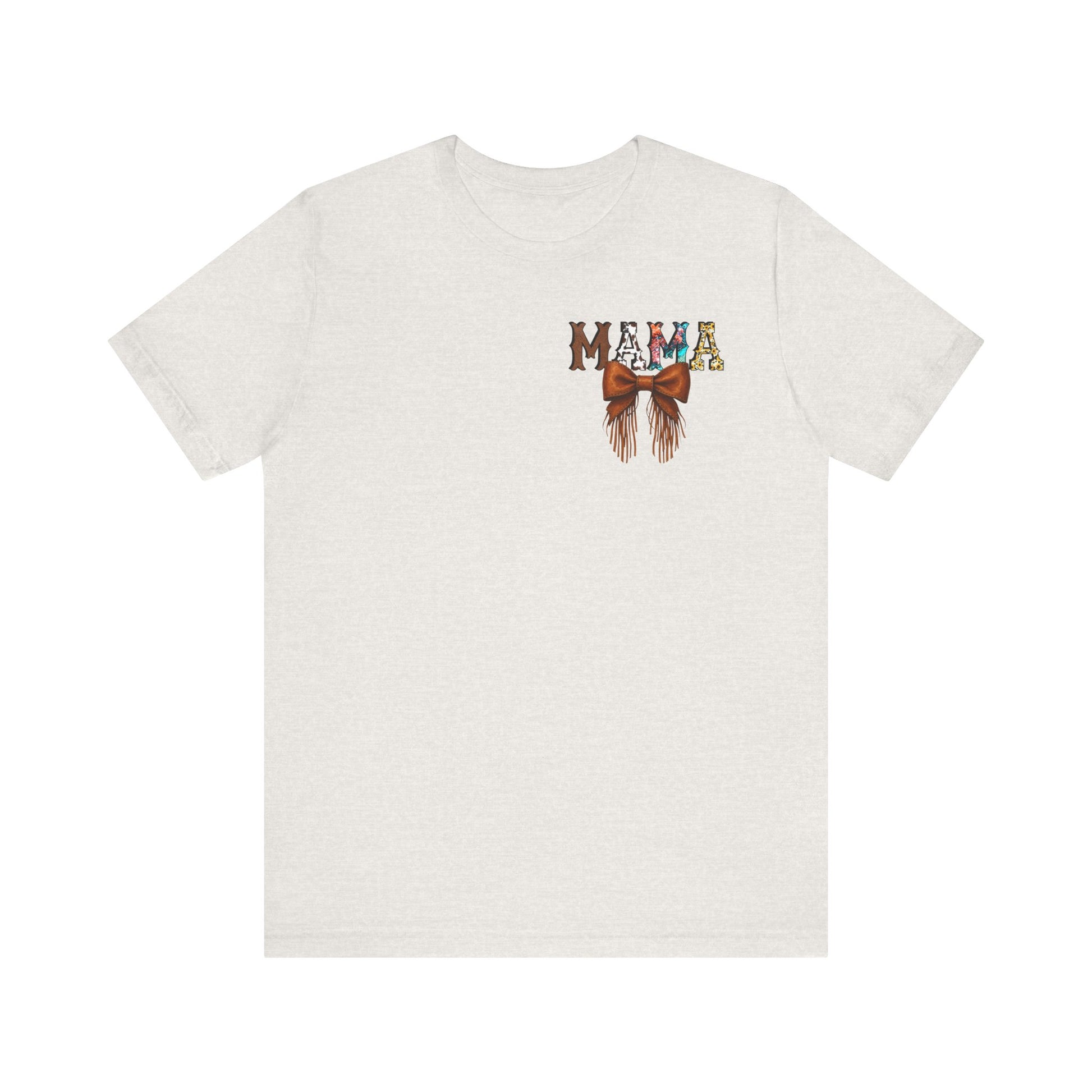 Western Mama Unisex Tee with Turquoise and Sunflower Design