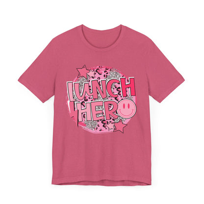 Lunch Hero Unisex Tee - Cafeteria Staff Shirt * Front Design Only