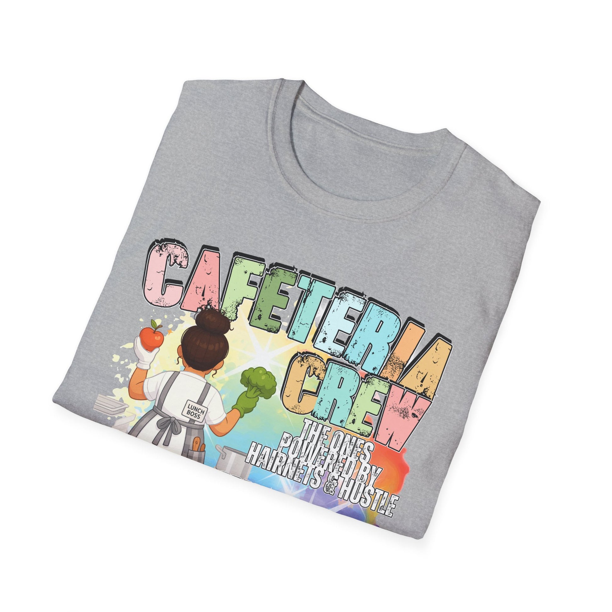 Cafeteria Crew for School Staff - Don't Forget Your Fruits and Vegetables * Front Design Only