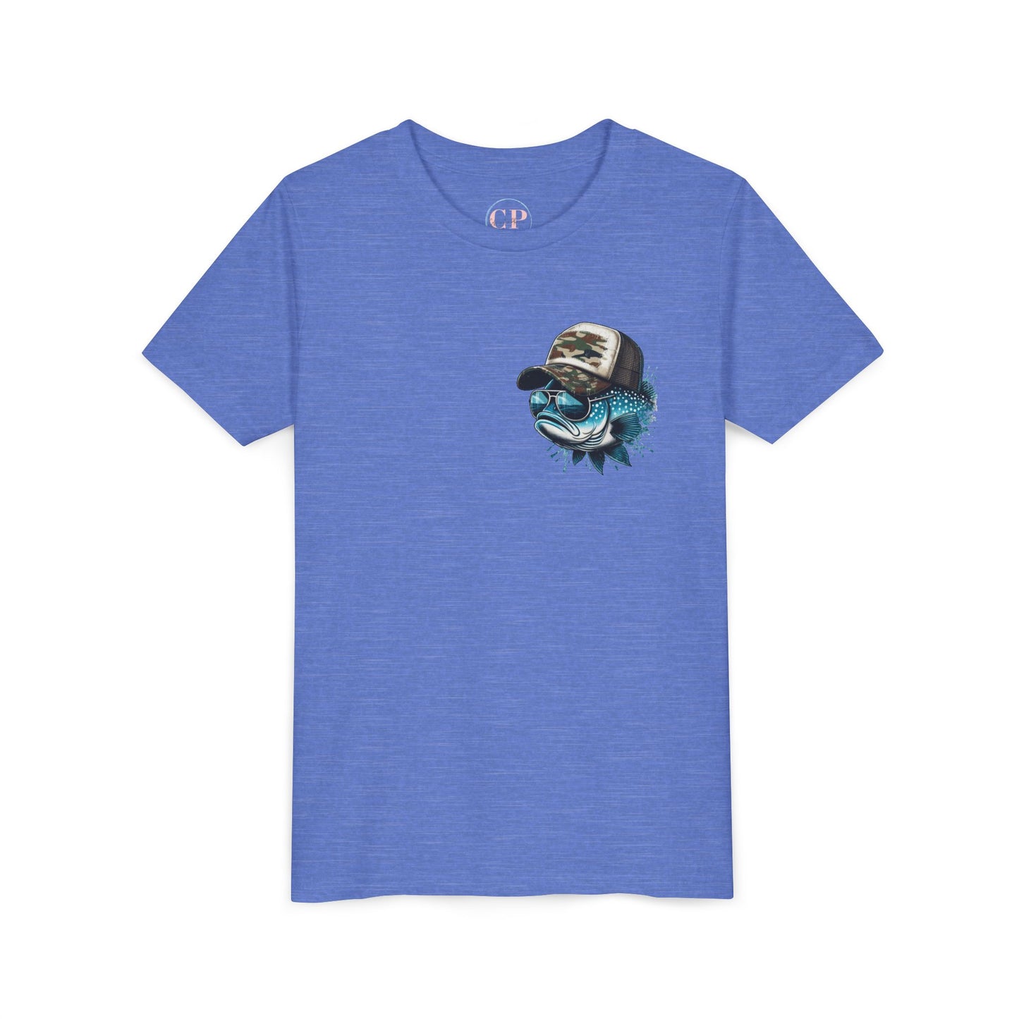 Kids Fishing Tee - CaffeinatedPlanner Family Exclusive Design: 'Bait Boss'