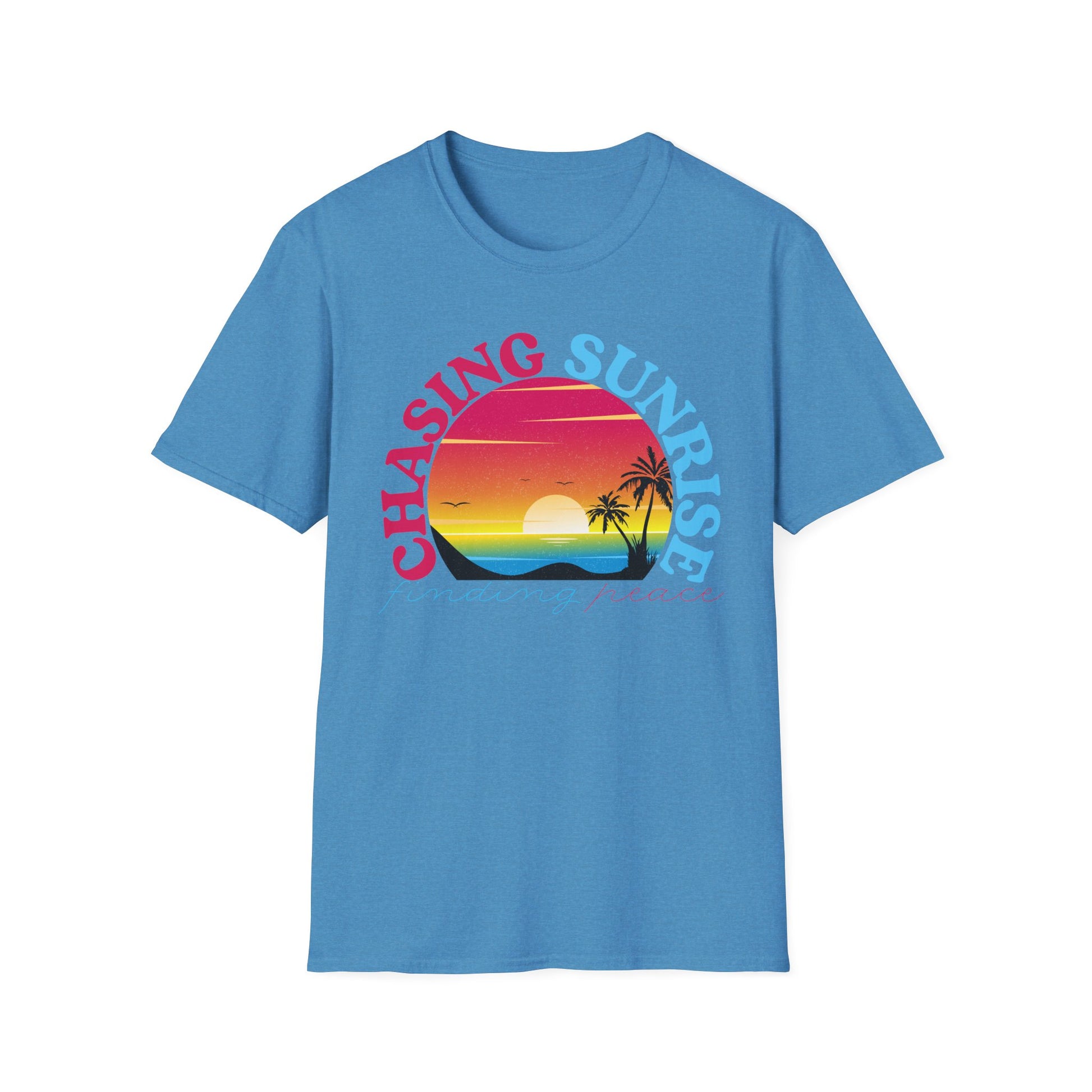Chasing Sunrise, Finding Peace Unisex T-Shirt