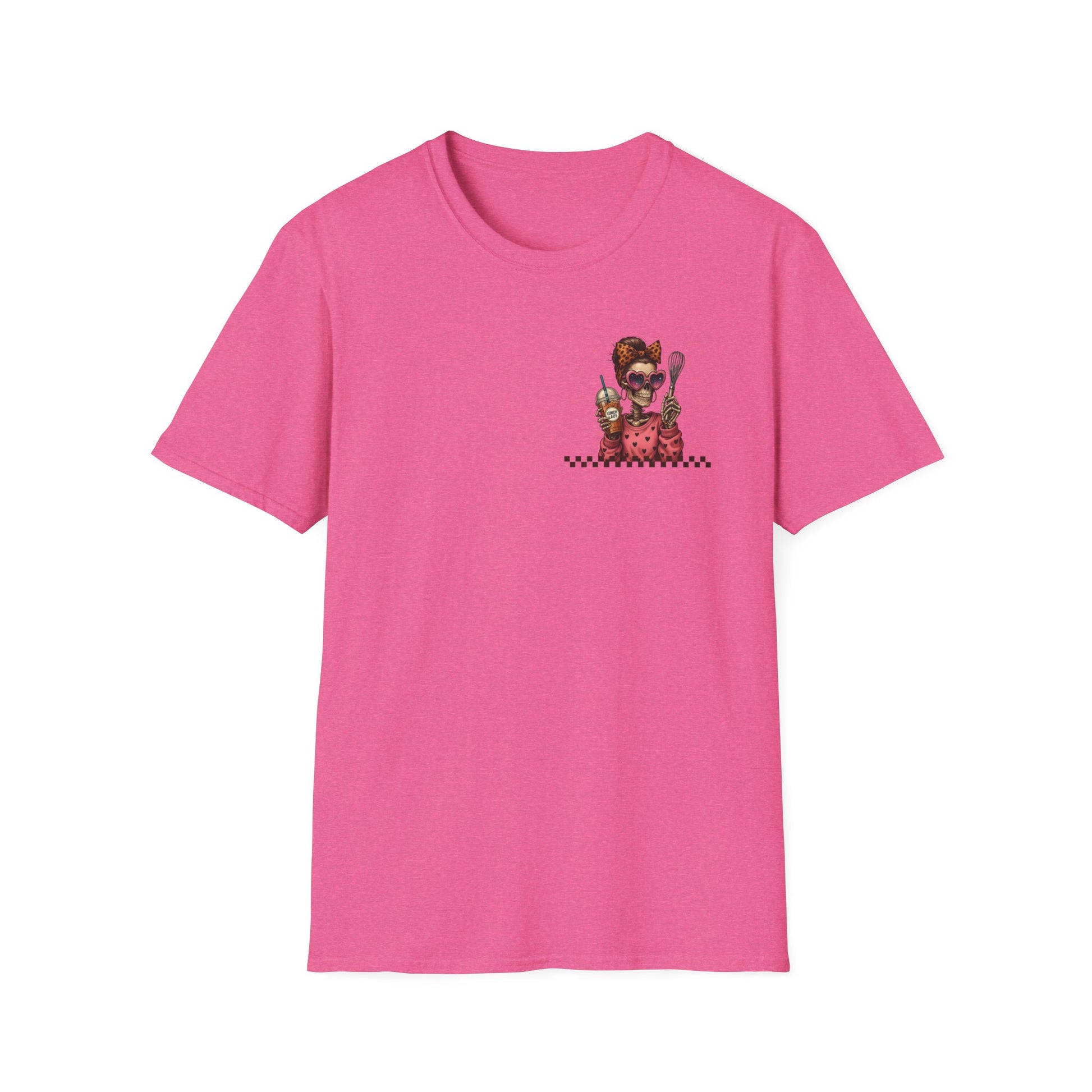 Lunch Lady Unisex T-Shirt - Running on Iced Coffee & School Lunch Schedules