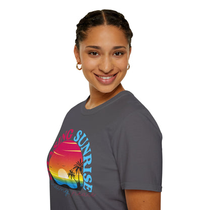 Chasing Sunrise, Finding Peace Unisex T-Shirt