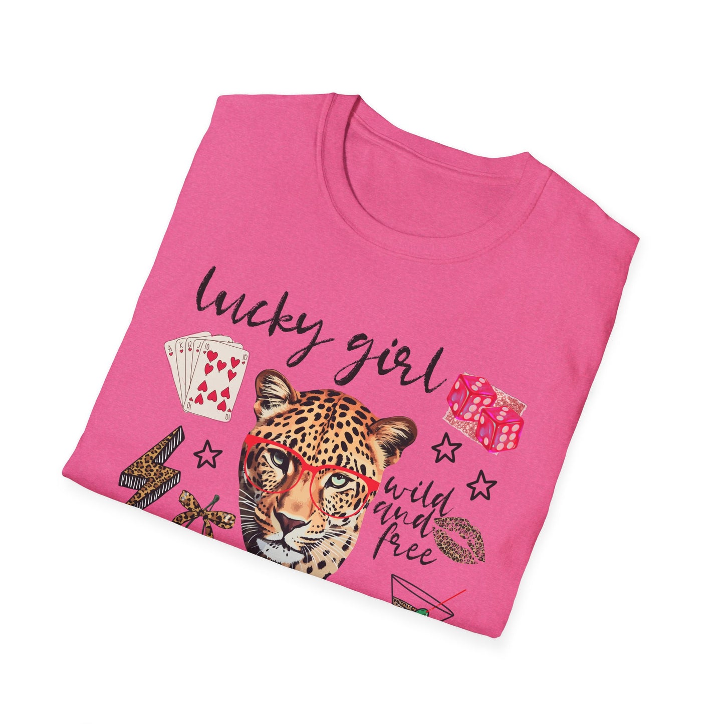 Leopard Lucky Girl T-Shirt