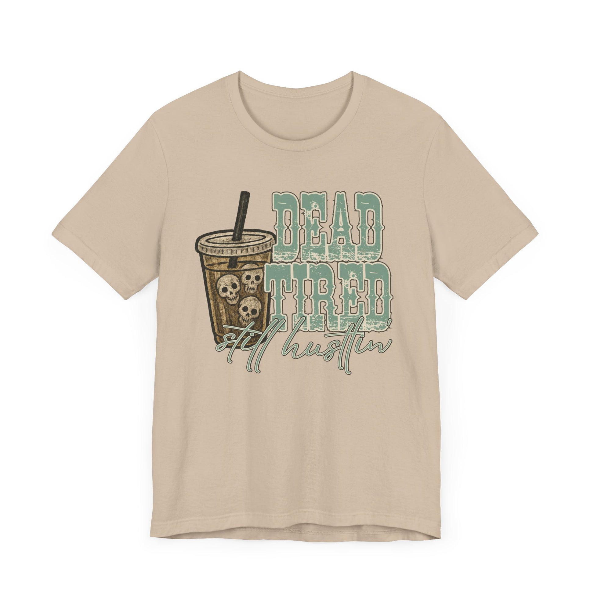 Skeleton Head Iced Coffee Unisex Tee