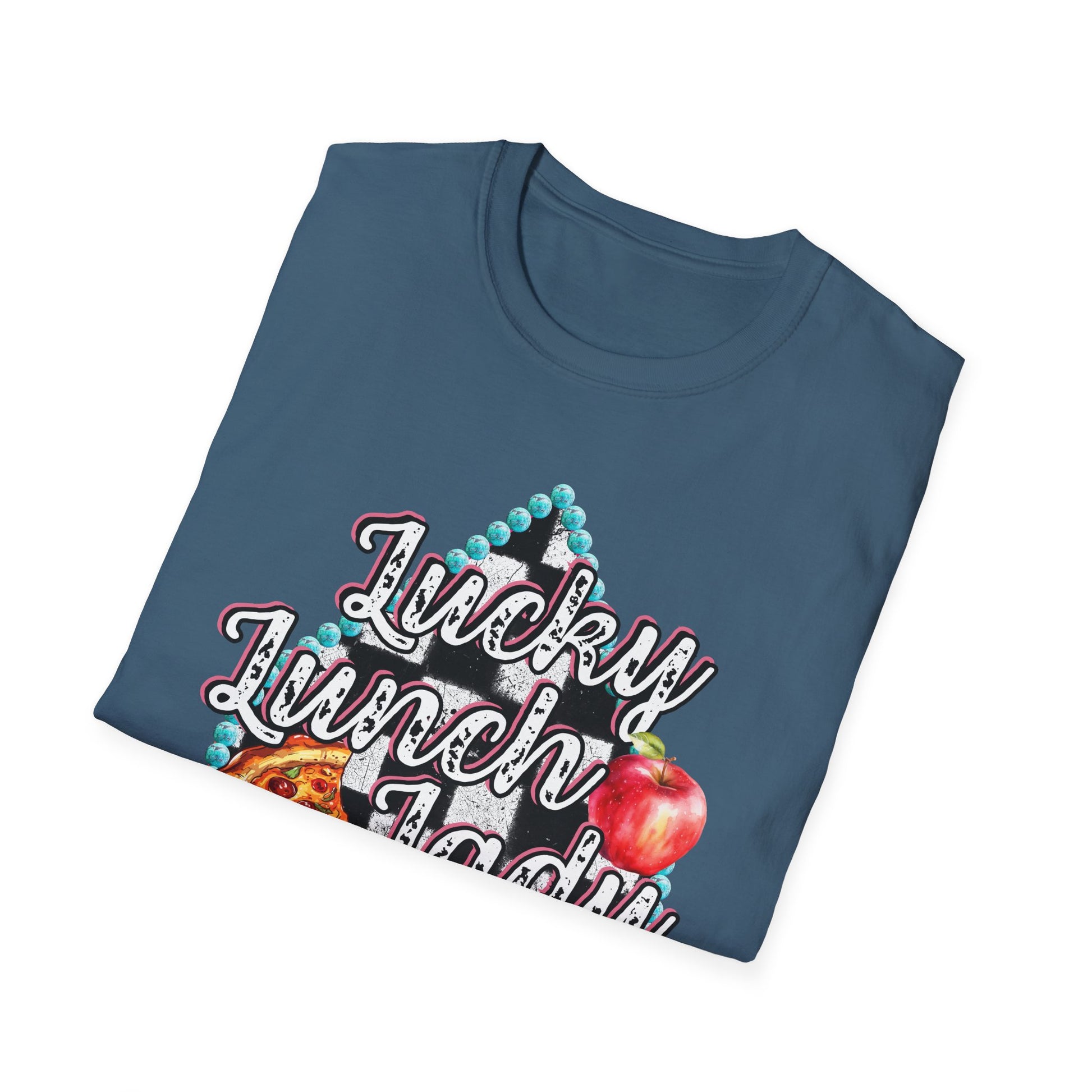 Lunch Lady Checkered Spades T-Shirt