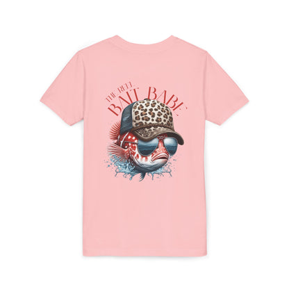 Kids Fishing Tee - CaffeinatedPlanner Family Exclusive Design: 'Bait Babe'