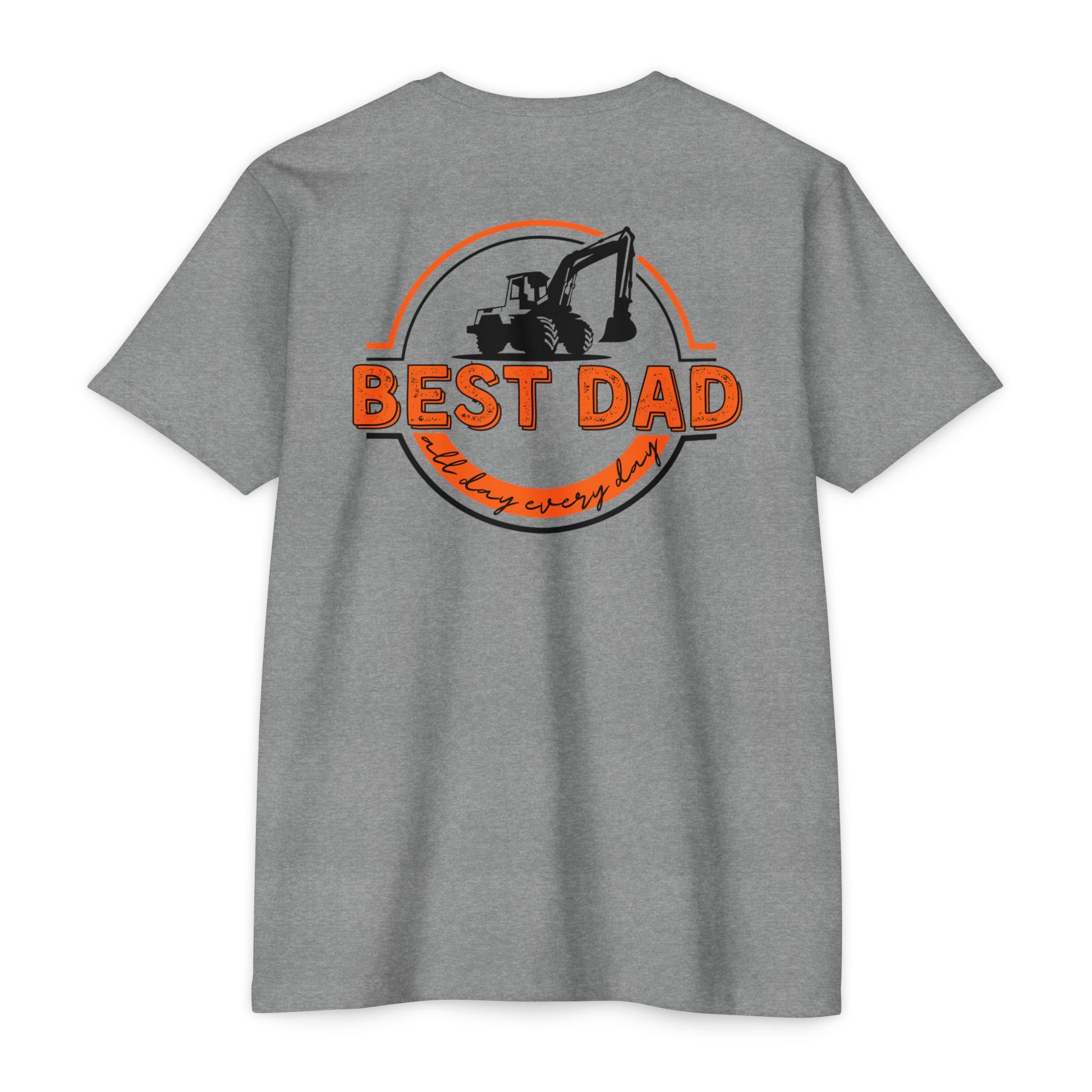 Best Dad Unisex T-Shirt, Father's Day Gift, Construction Dad Tee, Casual Wear, Birthday Present for Him
