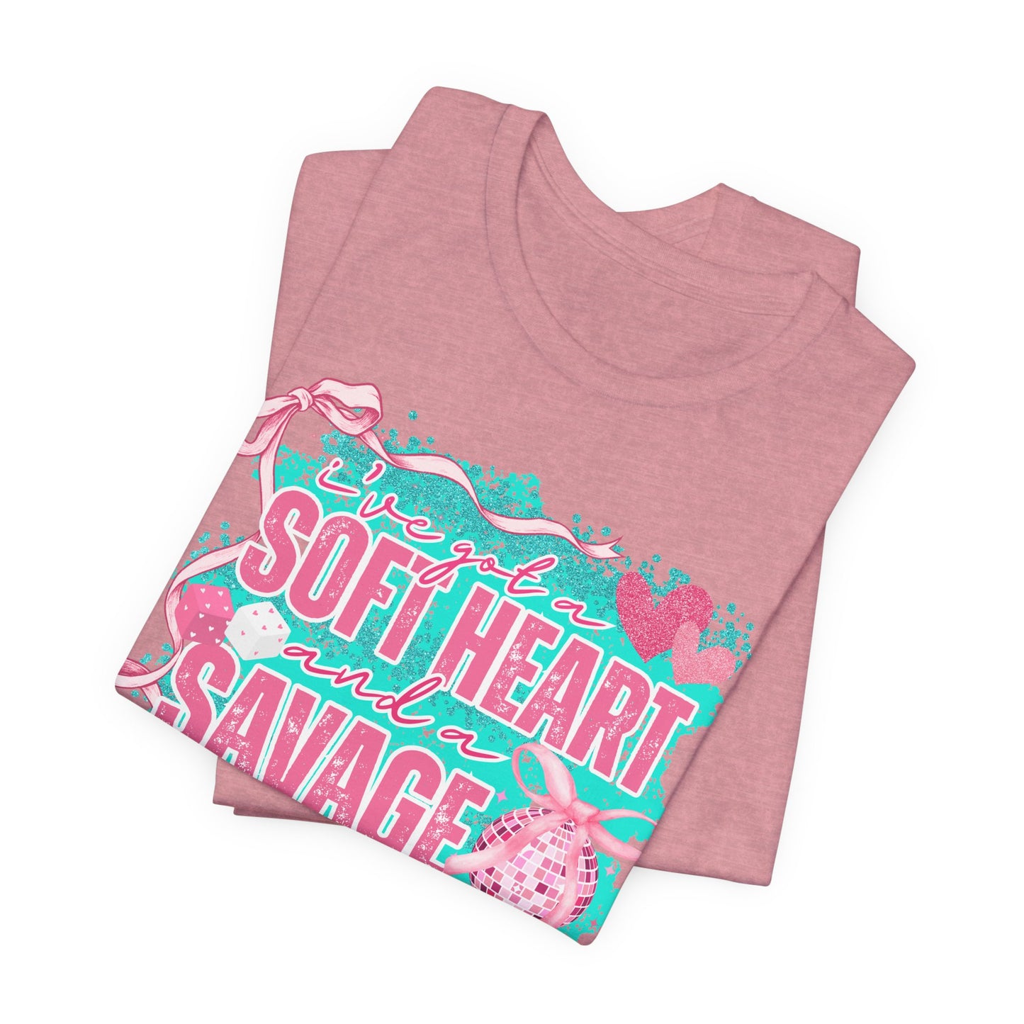 Savage Mouth Graphic Tee - Soft Hearted Apparel, Unisex T-Shirt, Trendy Casual Wear, Fun Gift for Friends, Statement Top