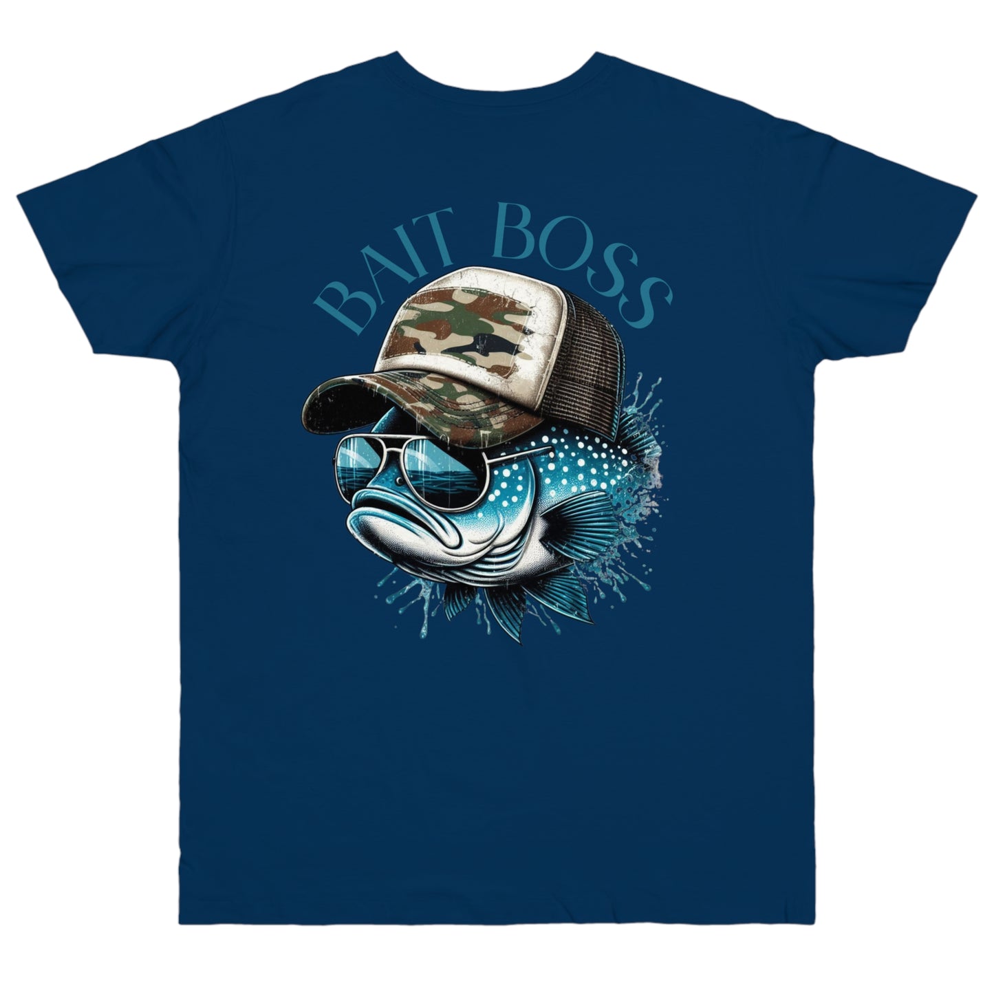 Fishing Enthusiast T-Shirt, Bait Boss Graphic Tee, Outdoor Apparel, Fishing Gift, Summer Outfit, Angler's Favorite