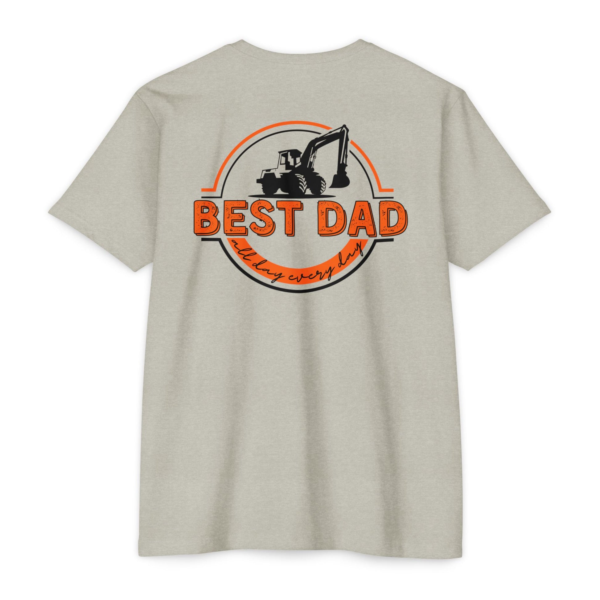 Best Dad Unisex T-Shirt, Father's Day Gift, Construction Dad Tee, Casual Wear, Birthday Present for Him