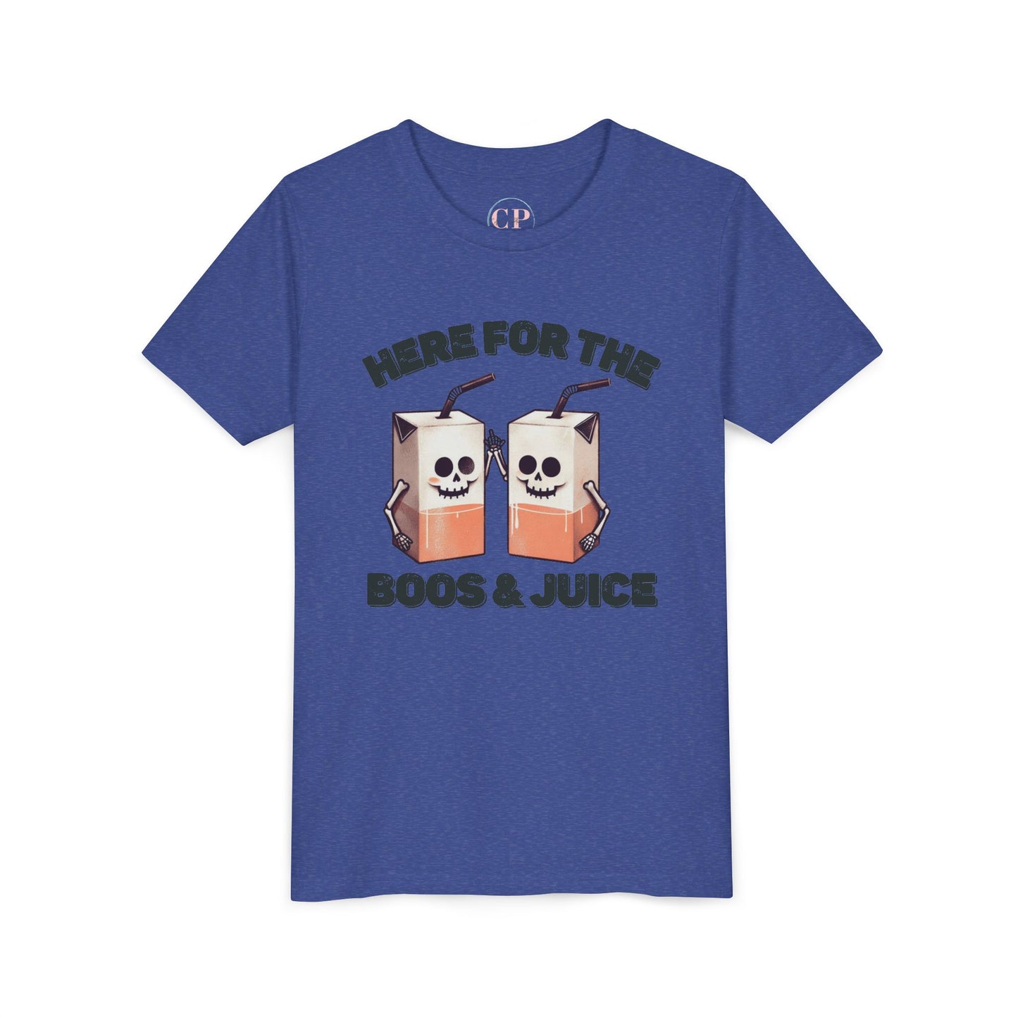 Kids Halloween T-Shirt - Here for the Boos  & Juice *Unisex tshirt*