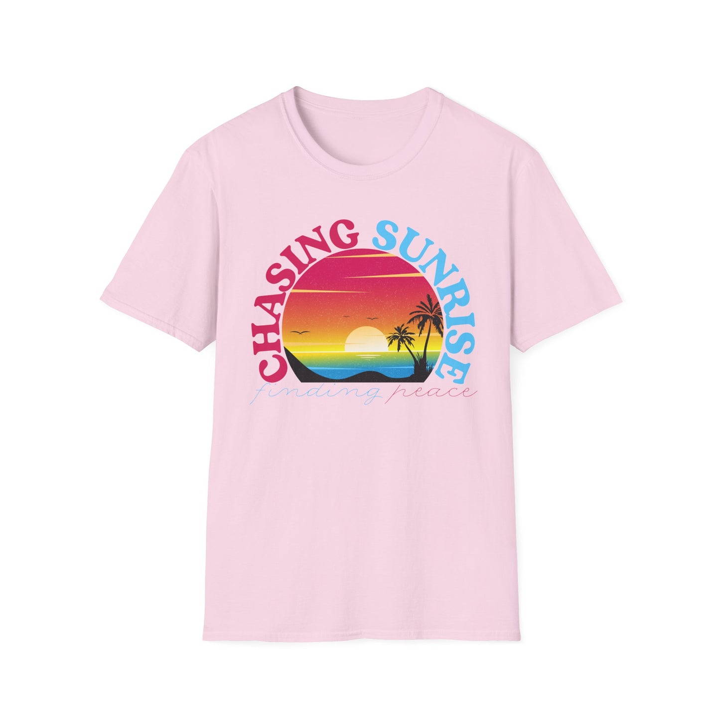 Chasing Sunrise, Finding Peace Unisex T-Shirt