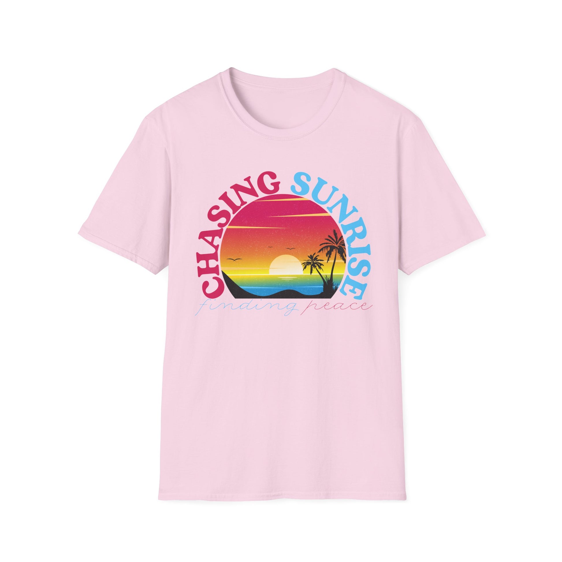 Chasing Sunrise, Finding Peace Unisex T-Shirt