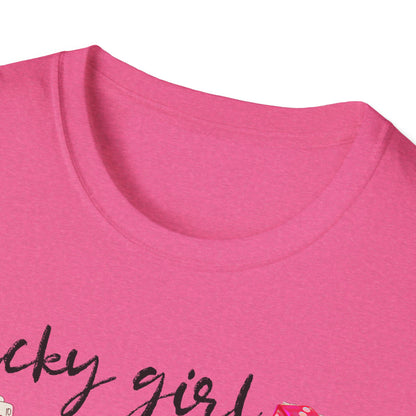 Leopard Lucky Girl T-Shirt