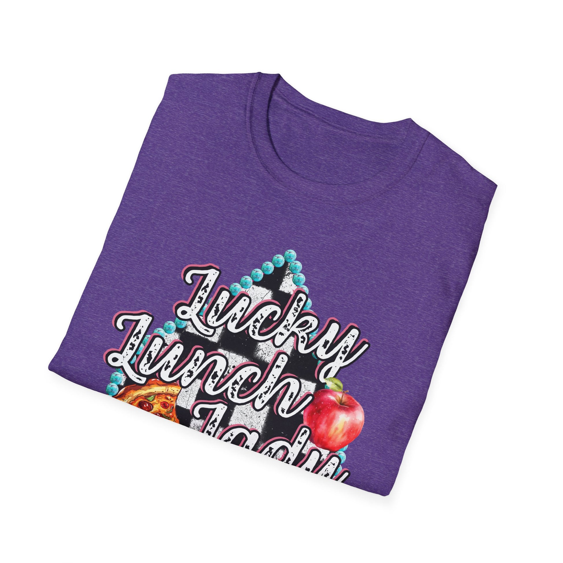 Lunch Lady Checkered Spades T-Shirt
