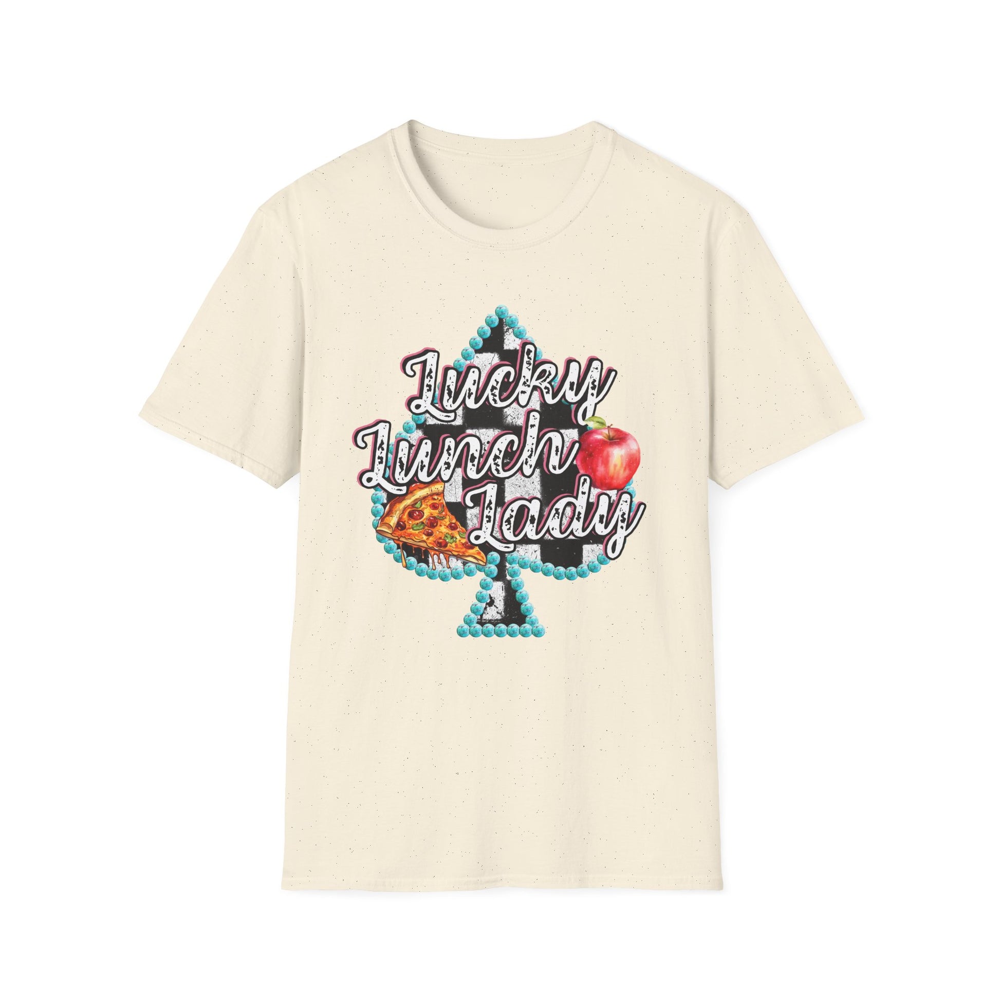 Lunch Lady Checkered Spades T-Shirt