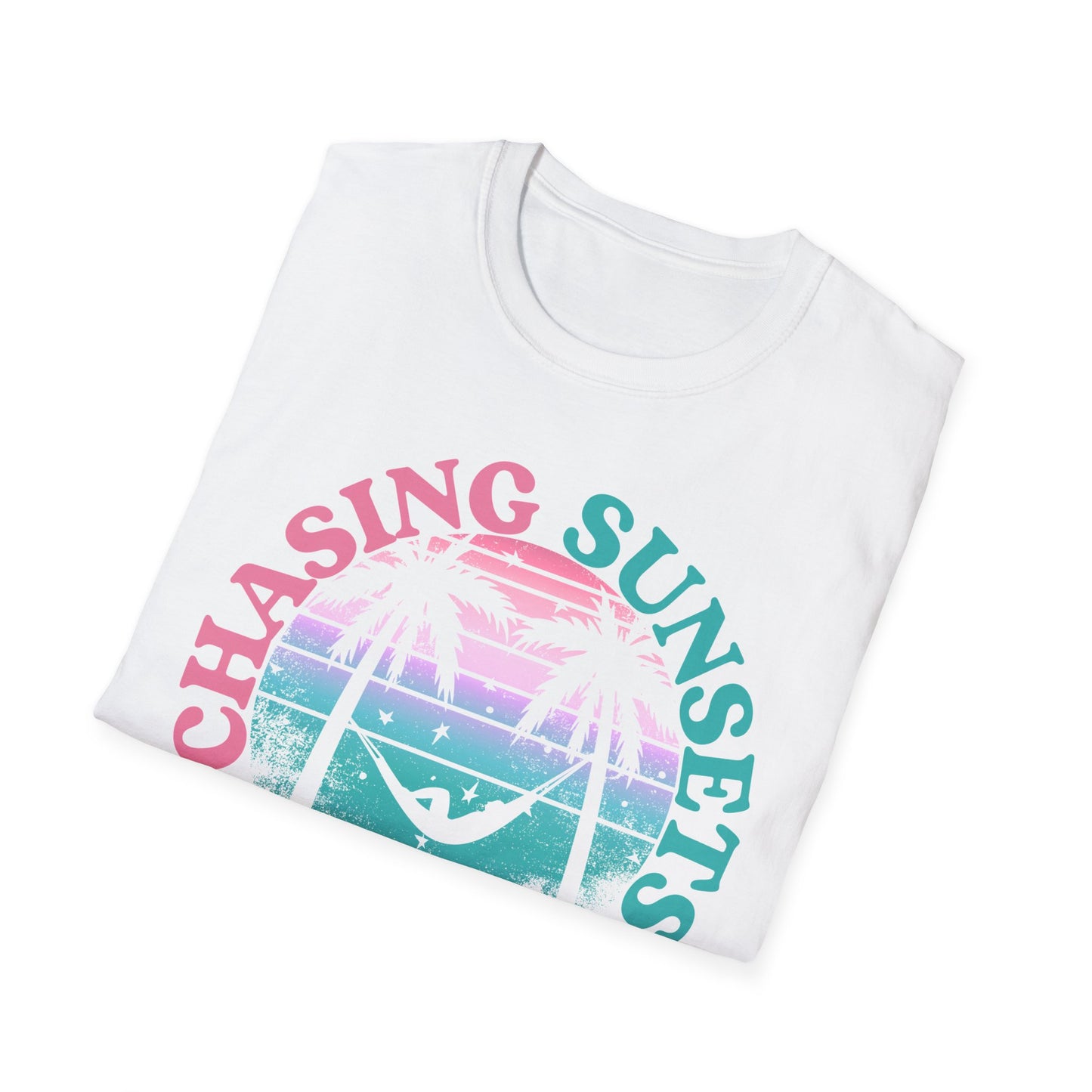Chasing Sunsets, Finding Peace Unisex T-Shirt