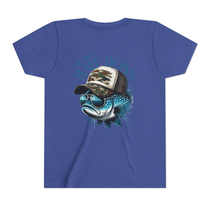 Kids Fishing Tee - CaffeinatedPlanner Family Exclusive Design: 'Bait Boss'