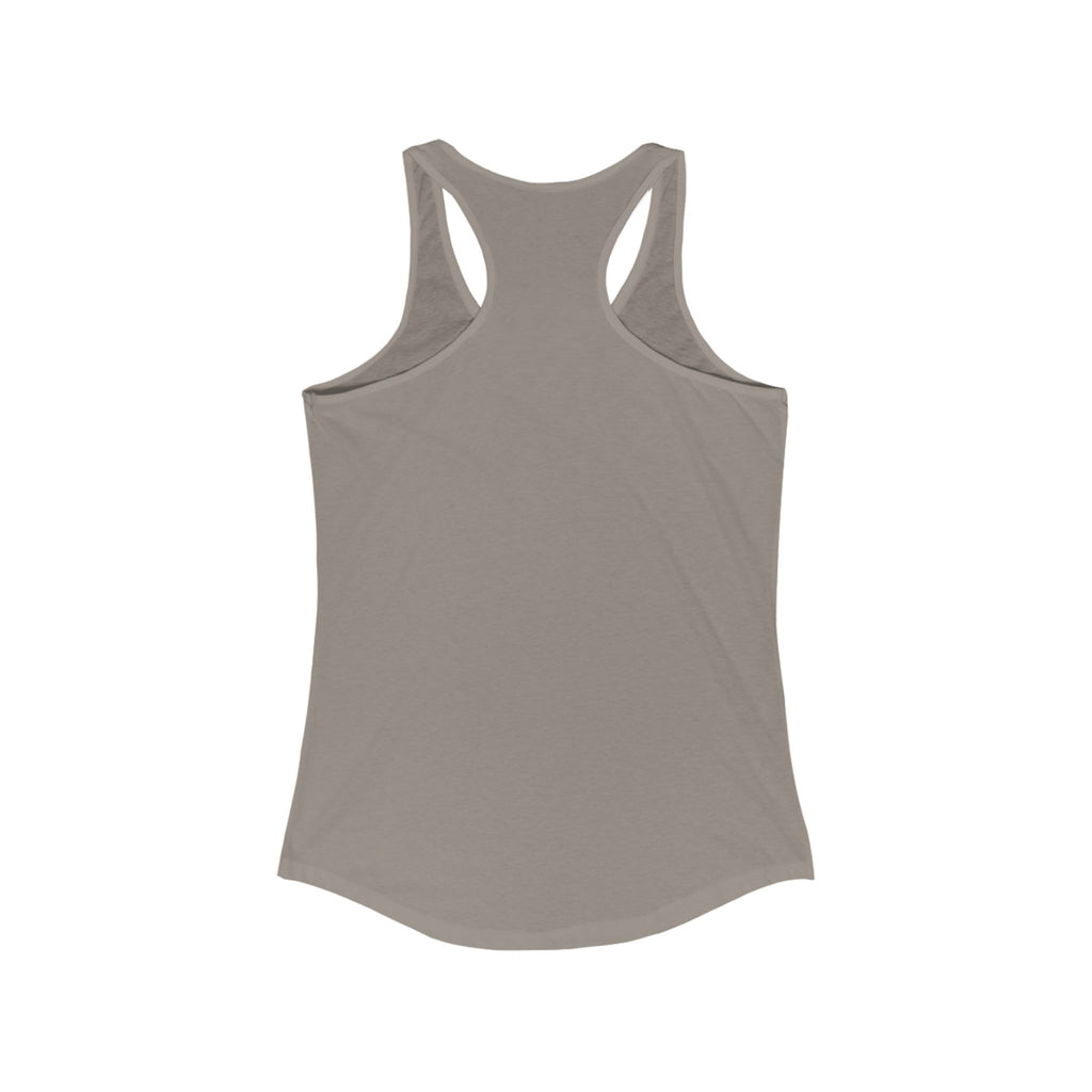 Racerback Tank - Stay Trashy Raccoon & Skeleton