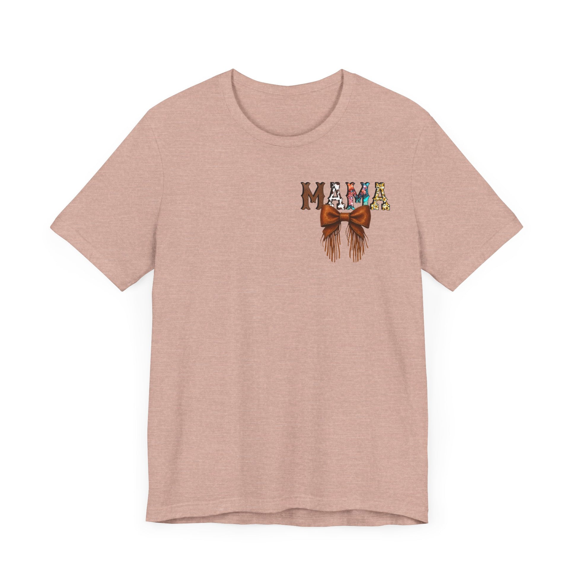 Western Mama Unisex Tee with Turquoise and Sunflower Design