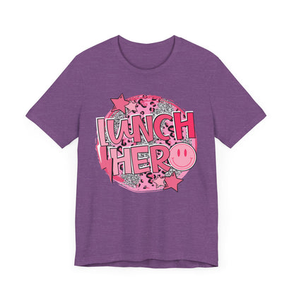 Lunch Hero Unisex Tee - Cafeteria Staff Shirt * Front Design Only