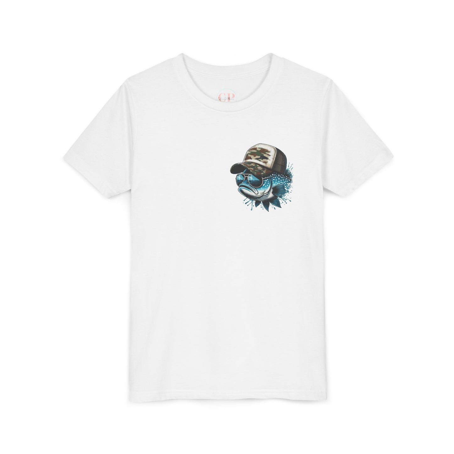 Kids Fishing Tee - CaffeinatedPlanner Family Exclusive Design: 'Bait Boss'