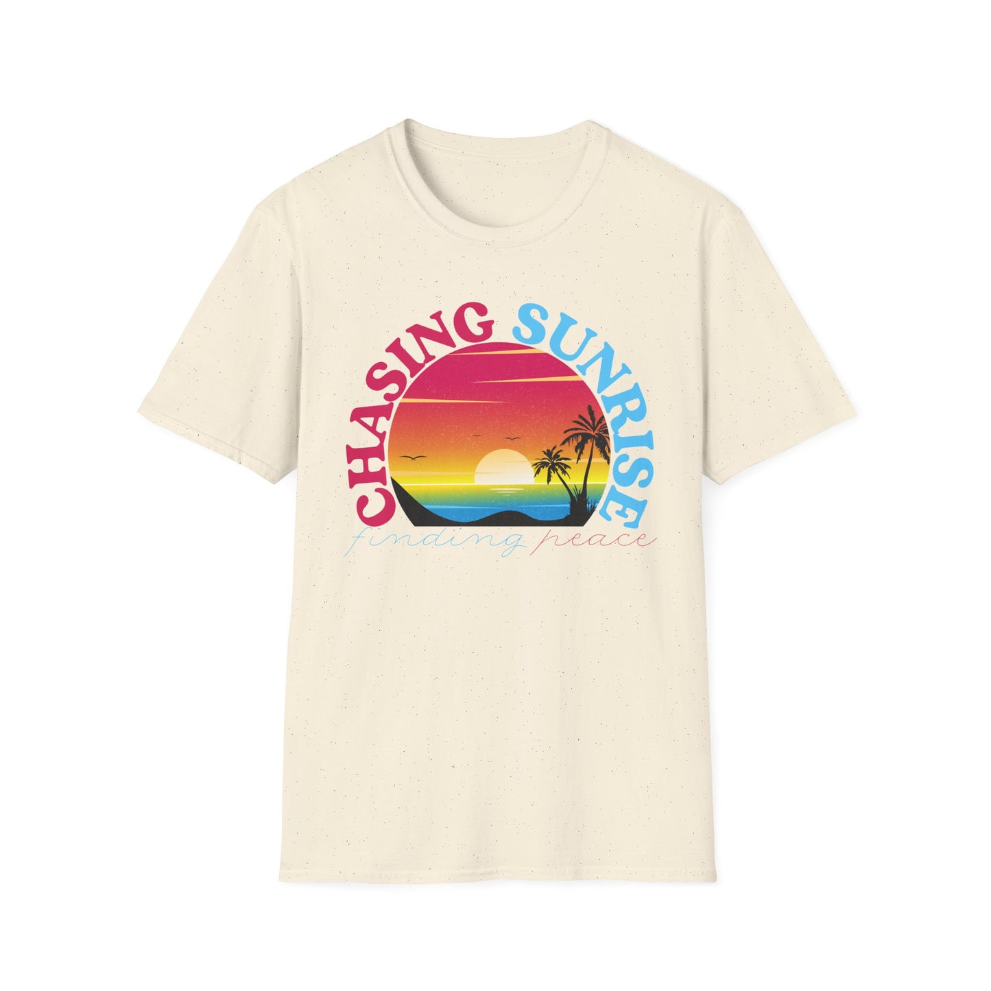 Chasing Sunrise, Finding Peace Unisex T-Shirt