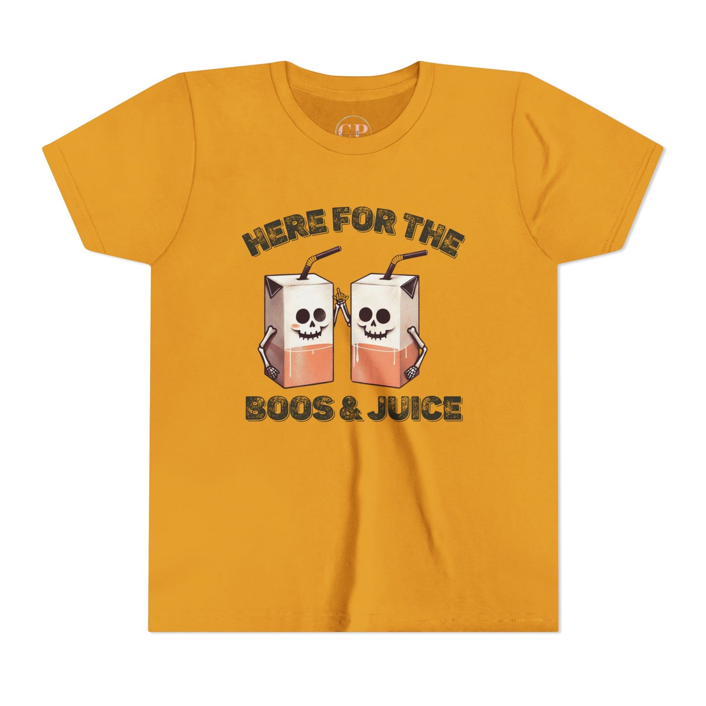 Kids Halloween T-Shirt - Here for the Boos  & Juice *Unisex tshirt*