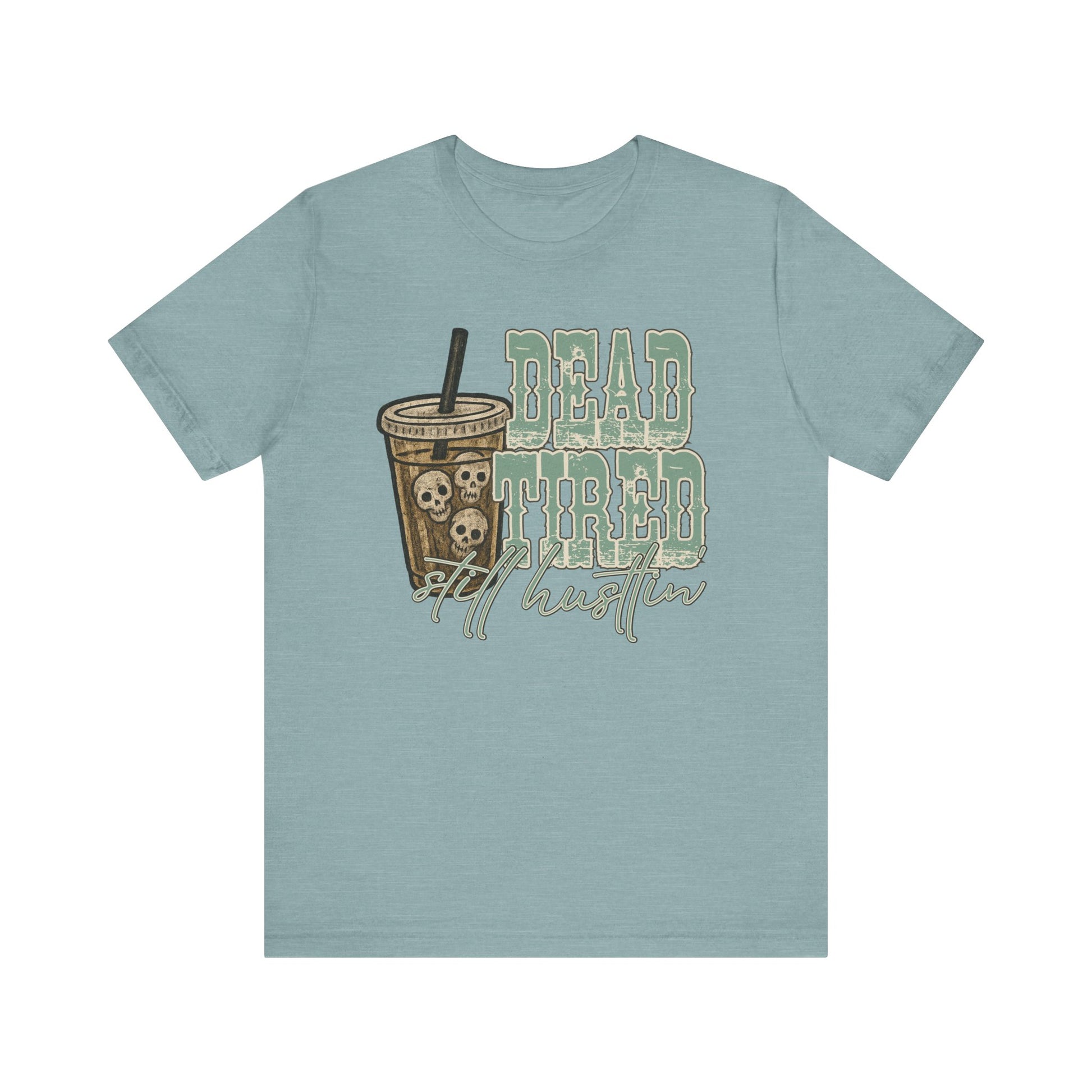 Skeleton Head Iced Coffee Unisex Tee