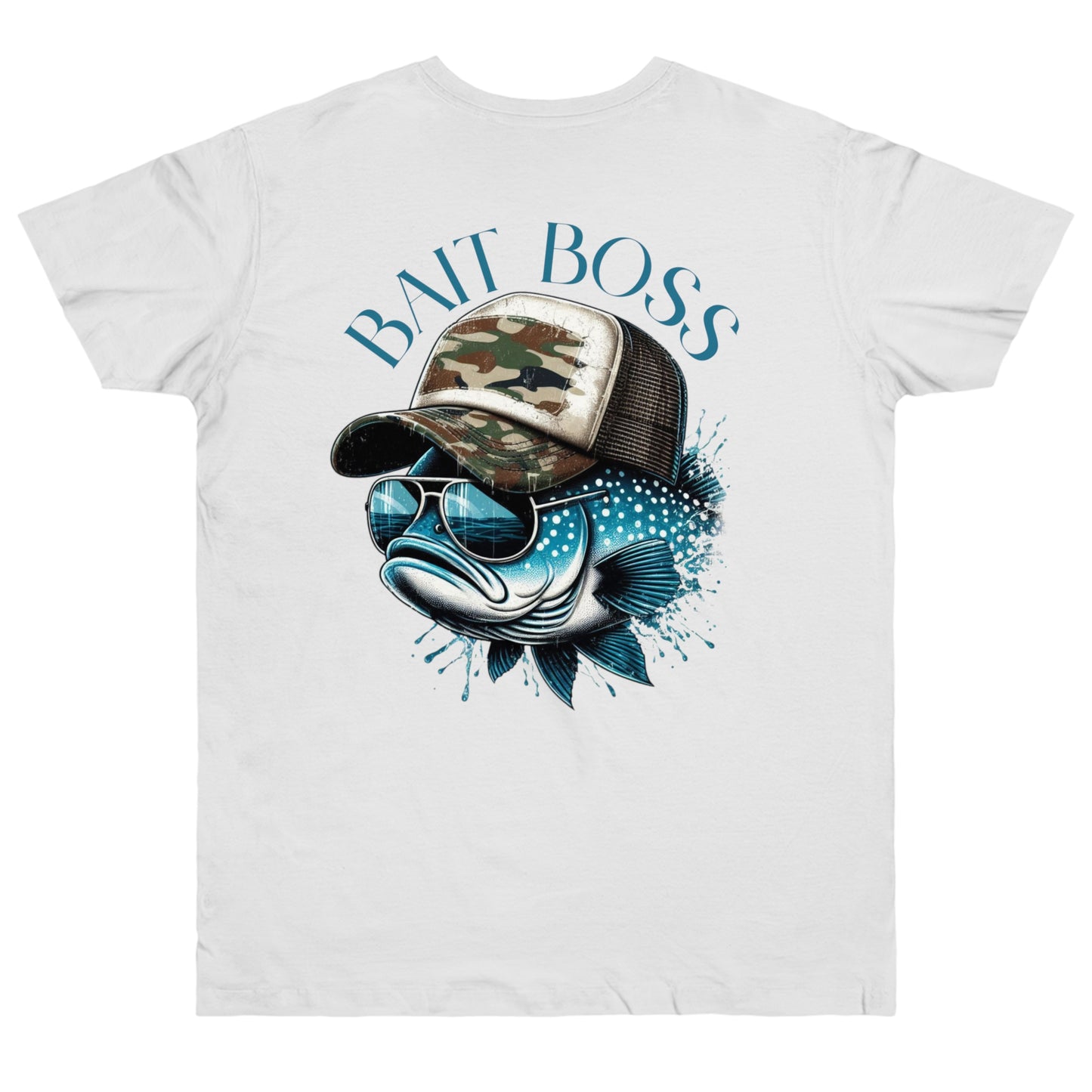 Fishing Enthusiast T-Shirt, Bait Boss Graphic Tee, Outdoor Apparel, Fishing Gift, Summer Outfit, Angler's Favorite