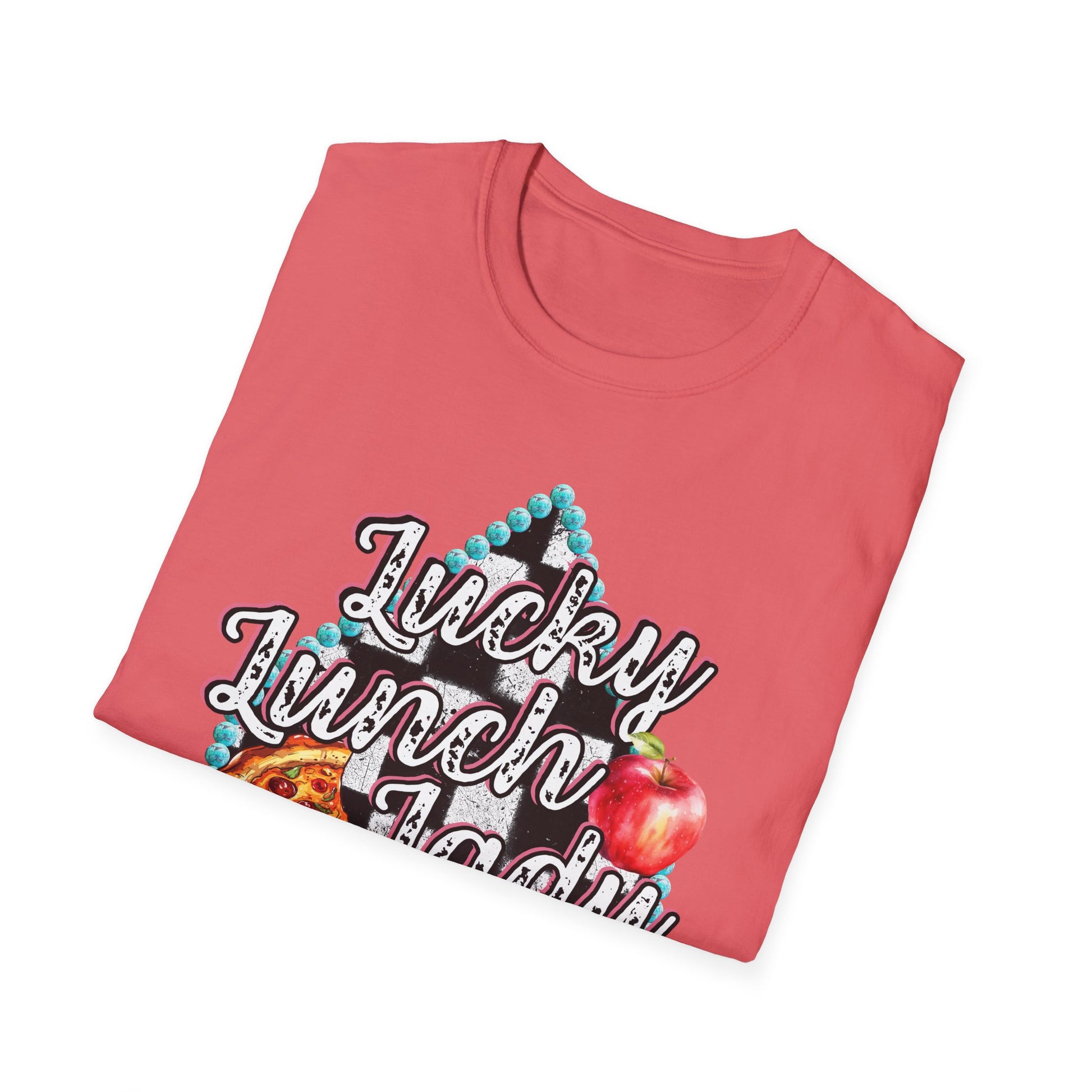 Lunch Lady Checkered Spades T-Shirt