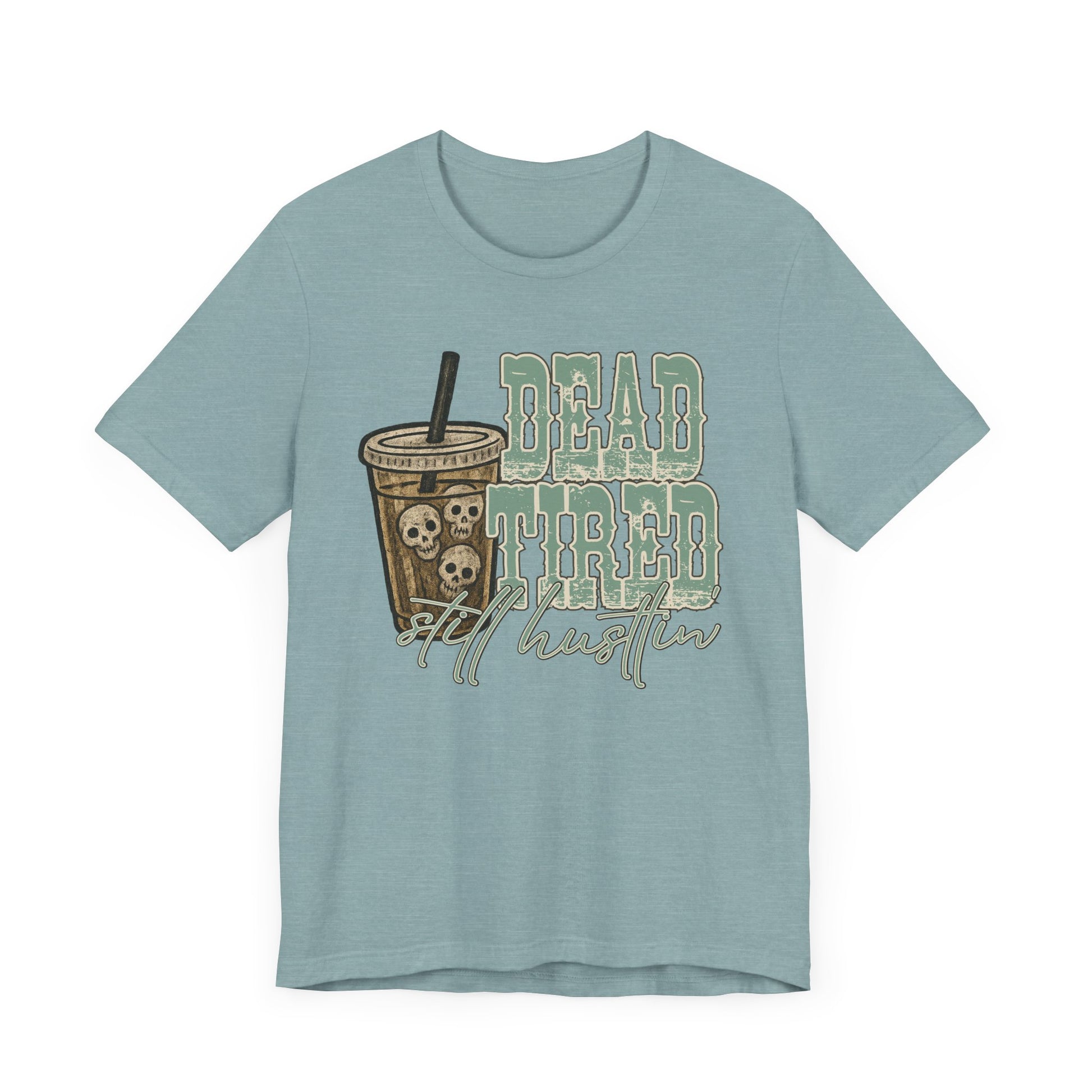 Skeleton Head Iced Coffee Unisex Tee