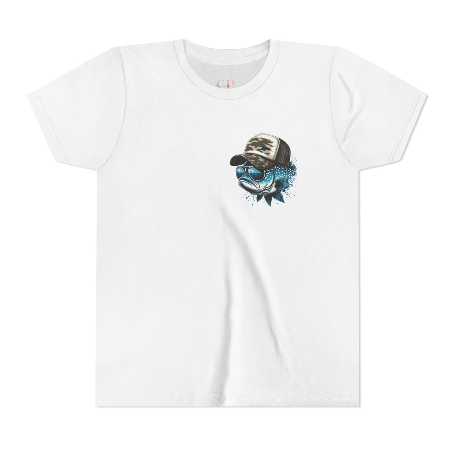 Kids Fishing Tee - CaffeinatedPlanner Family Exclusive Design: 'Bait Boss'