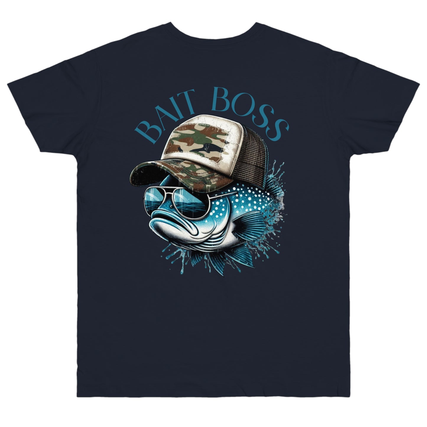 Fishing Enthusiast T-Shirt, Bait Boss Graphic Tee, Outdoor Apparel, Fishing Gift, Summer Outfit, Angler's Favorite
