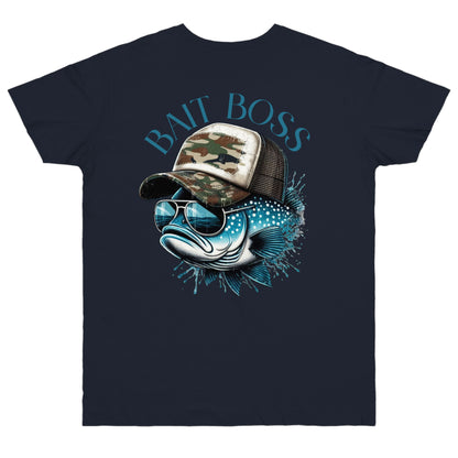 Fishing Enthusiast T-Shirt, Bait Boss Graphic Tee, Outdoor Apparel, Fishing Gift, Summer Outfit, Angler's Favorite