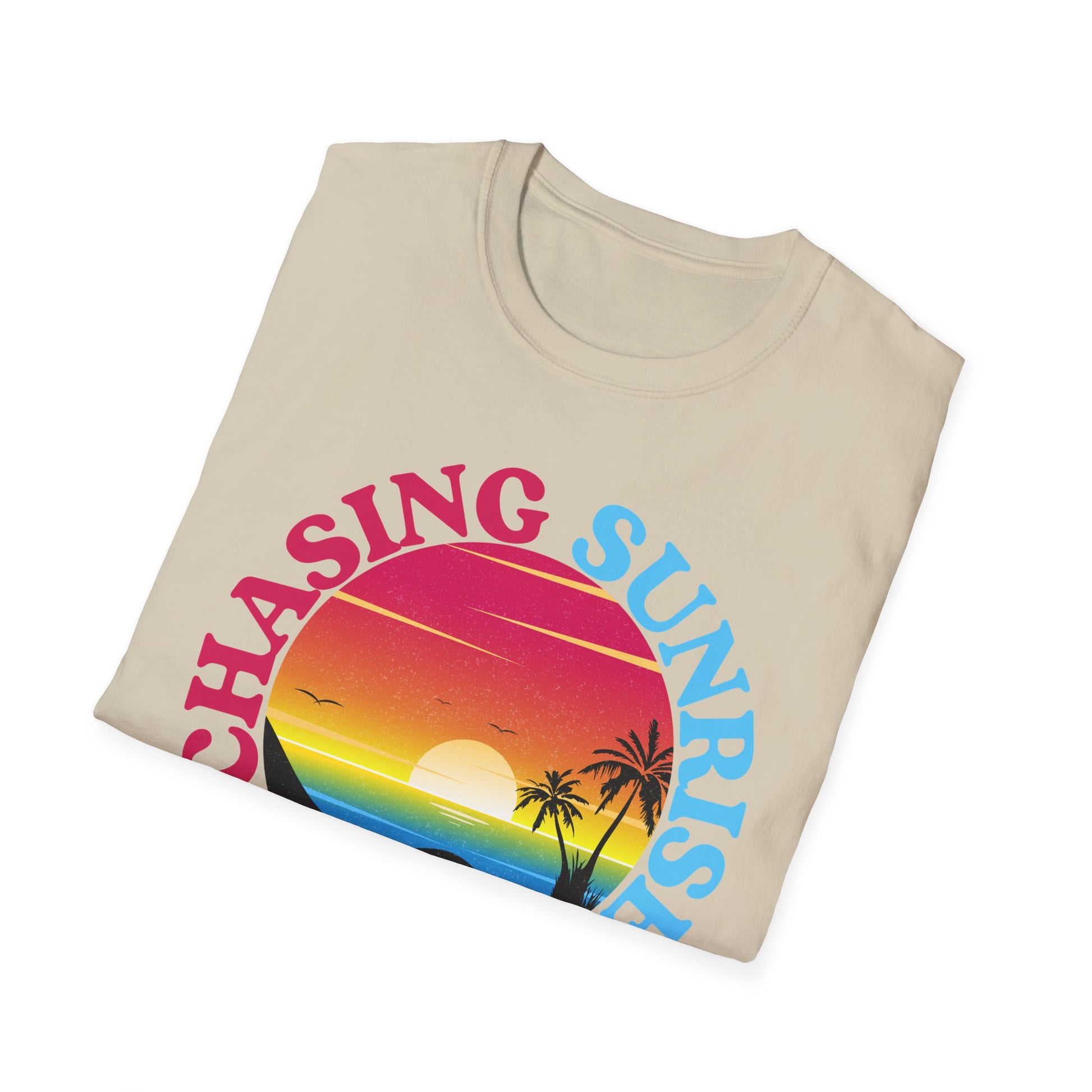 Chasing Sunrise, Finding Peace Unisex T-Shirt