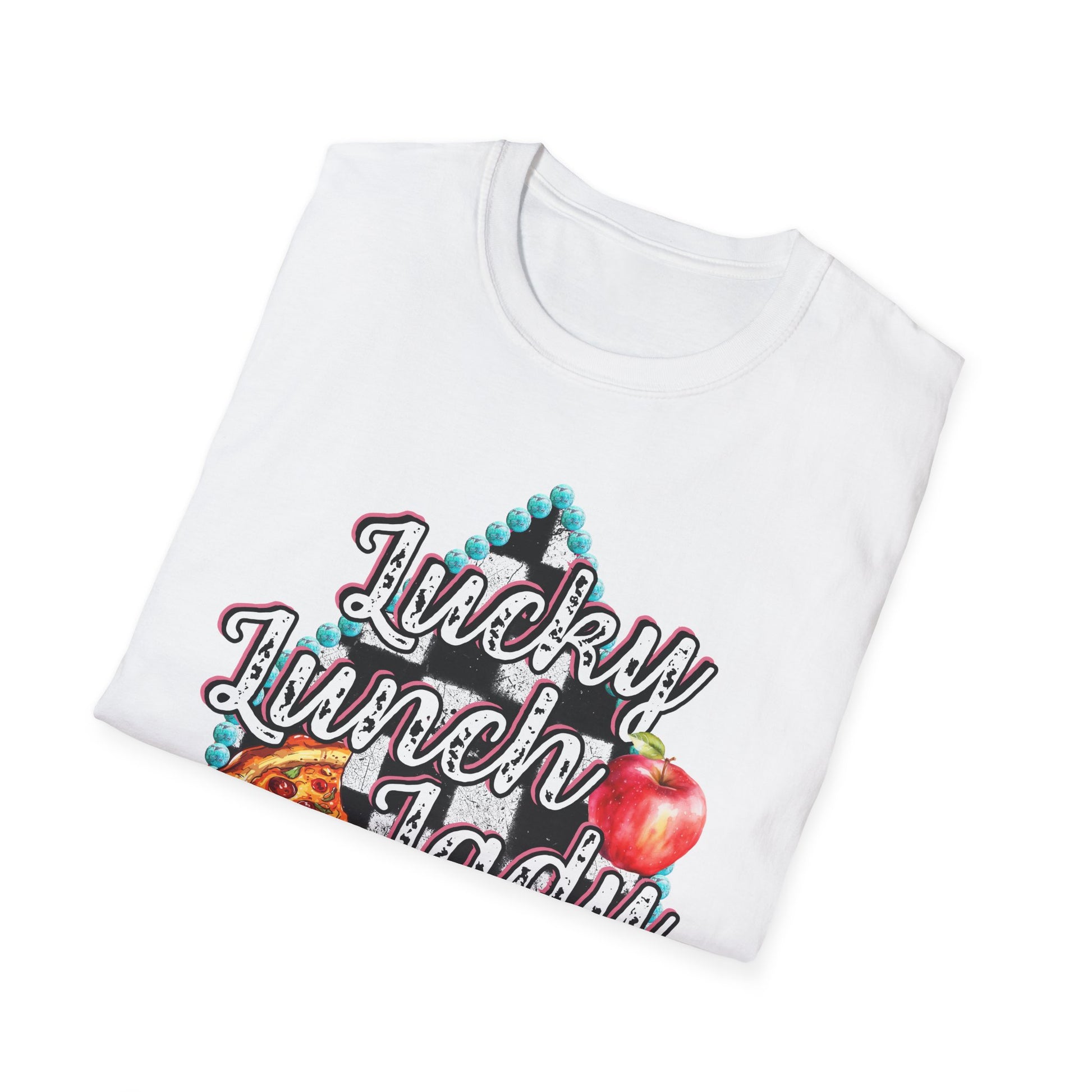Lunch Lady Checkered Spades T-Shirt