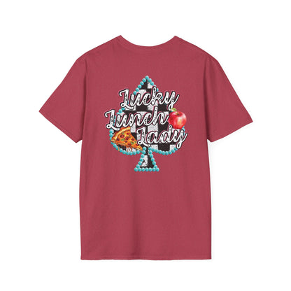 Lunch Lady Checkered Spades T-Shirt * Front and Back Design