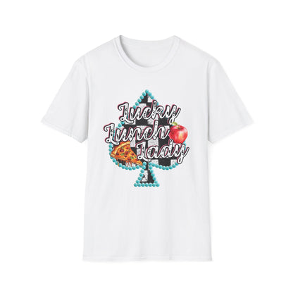 Lunch Lady Checkered Spades T-Shirt