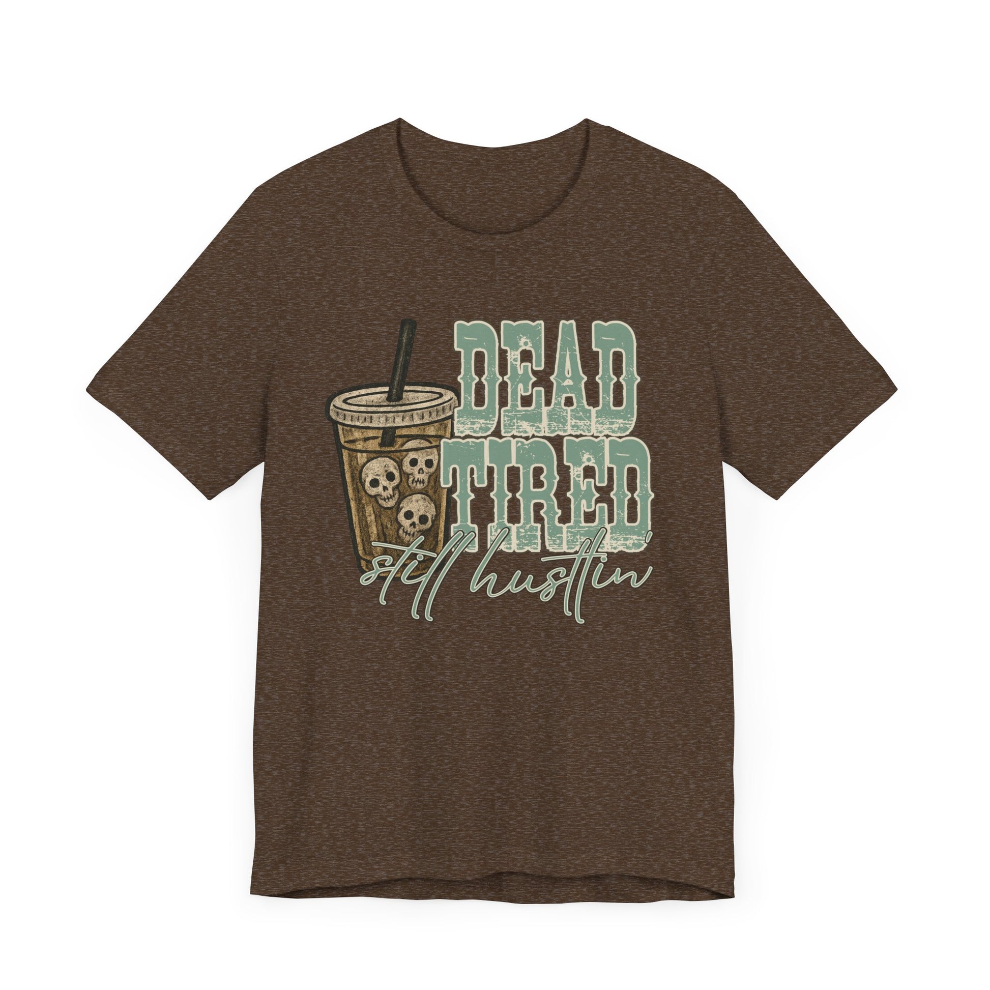 Skeleton Head Iced Coffee Unisex Tee