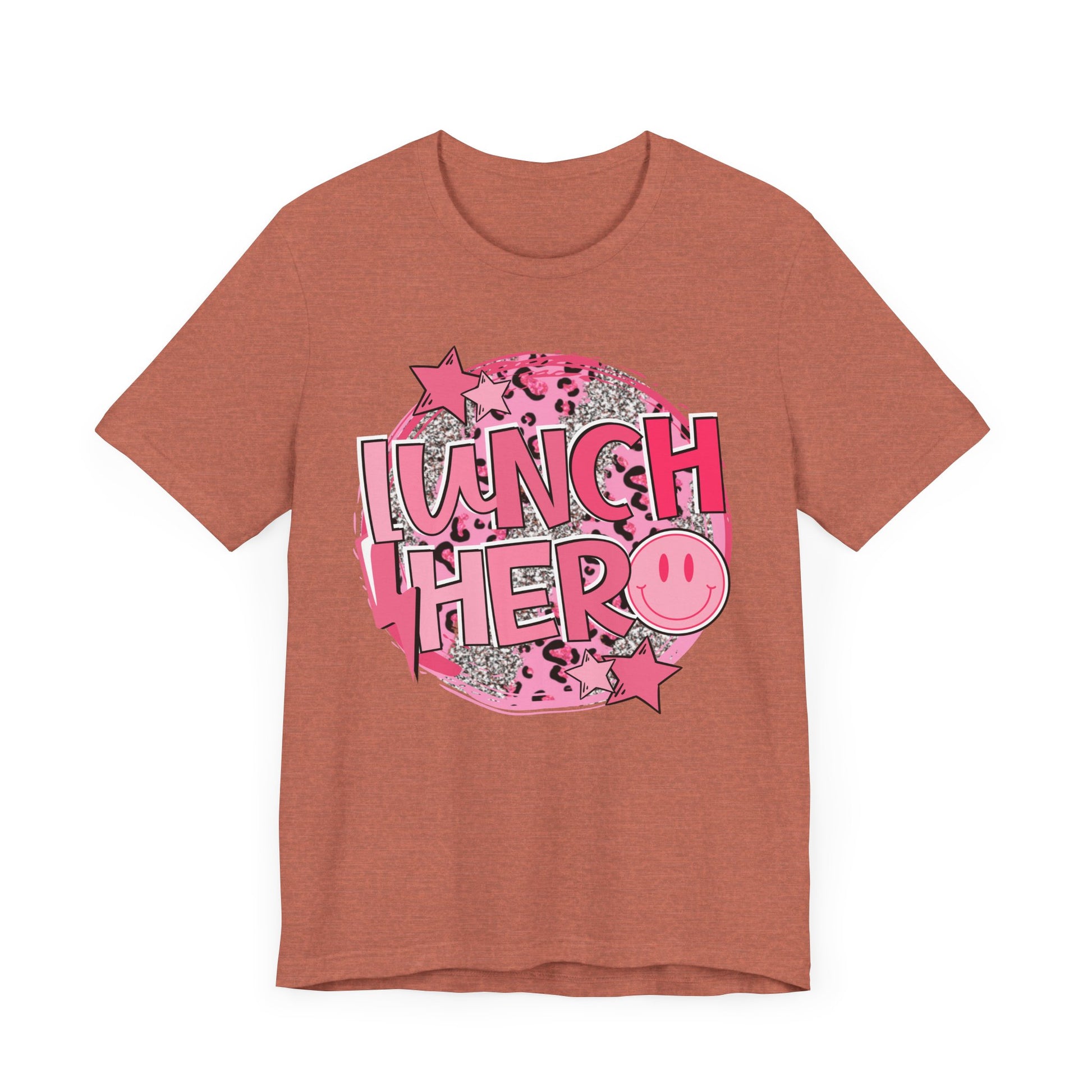 Lunch Hero Unisex Tee - Cafeteria Staff Shirt * Front Design Only